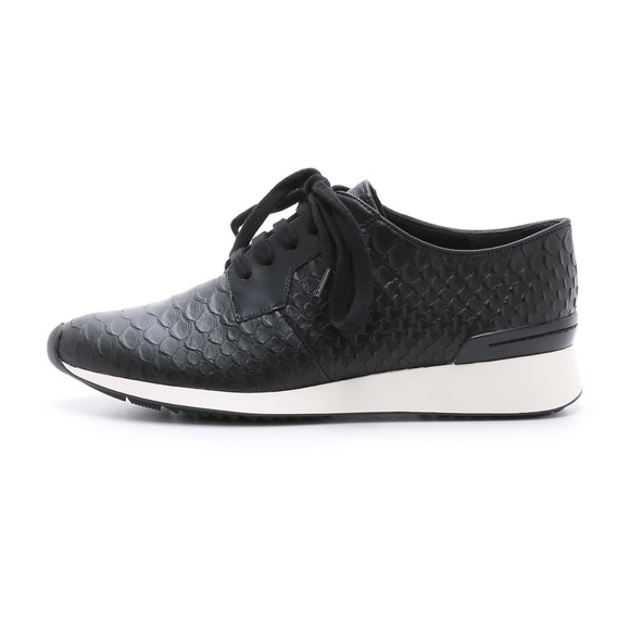 Vince Rayner Croc Embossed Sneaker